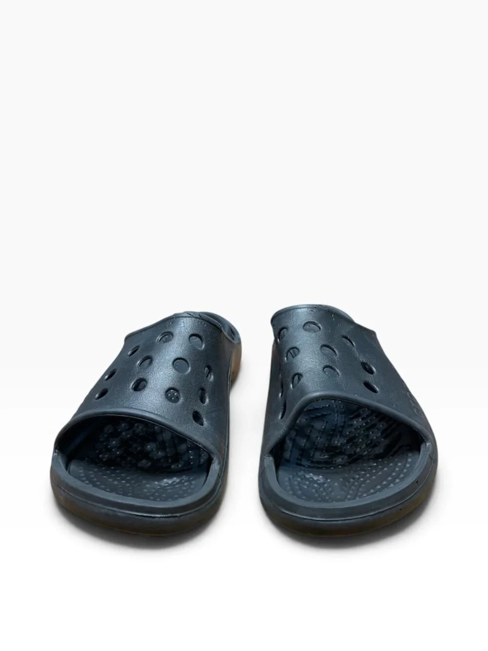 Crocs Classic Brown Slide Iconic Comfort Sandals Men's Size 811 Women's 12